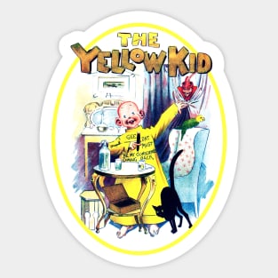 The Yellow Kid Sticker